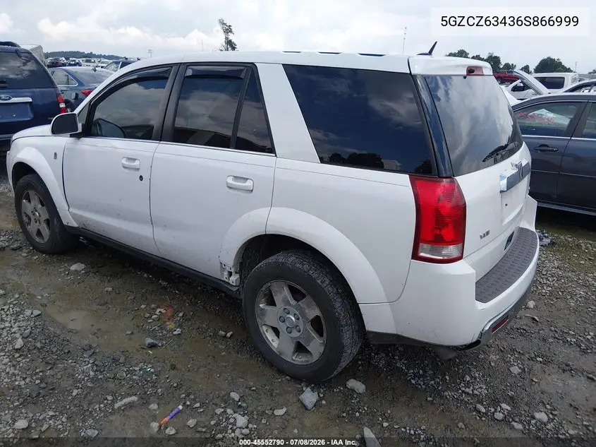 2006 Saturn Vue V6 VIN: 5GZCZ63436S866999 Lot: 45552790