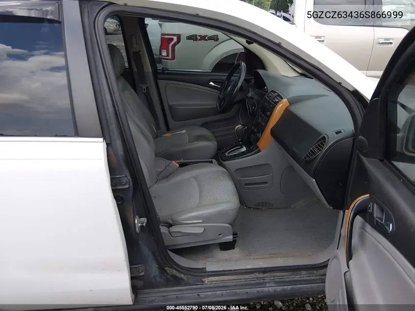 2006 Saturn Vue V6 VIN: 5GZCZ63436S866999 Lot: 45552790