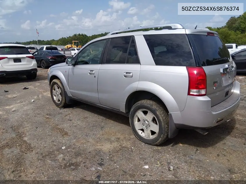 2006 Saturn Vue V6 VIN: 5GZCZ534X6S876374 Lot: 45617017