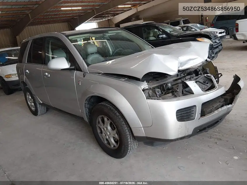 2006 Saturn Vue V6 VIN: 5GZCZ53486S856950 Lot: 45658251