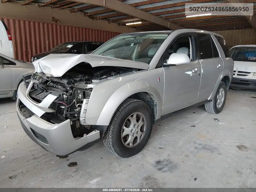 2006 Saturn Vue V6 VIN: 5GZCZ53486S856950 Lot: 45658251