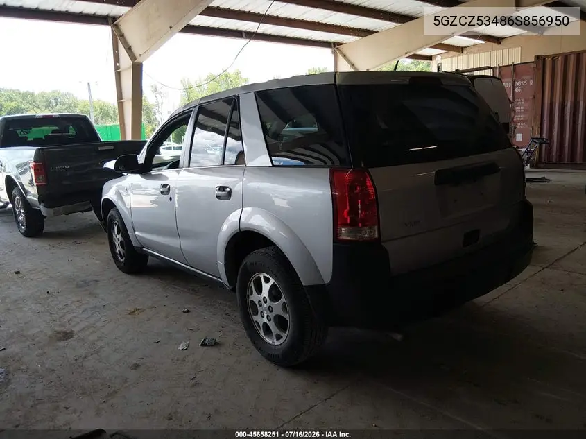 2006 Saturn Vue V6 VIN: 5GZCZ53486S856950 Lot: 45658251