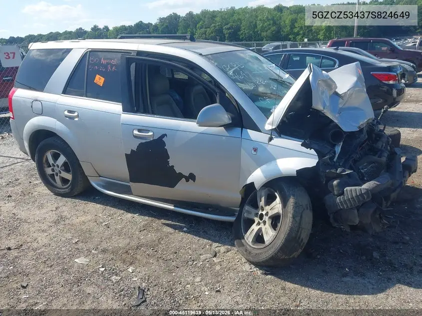 2007 Saturn Vue V6 VIN: 5GZCZ53437S824649 Lot: 45119639