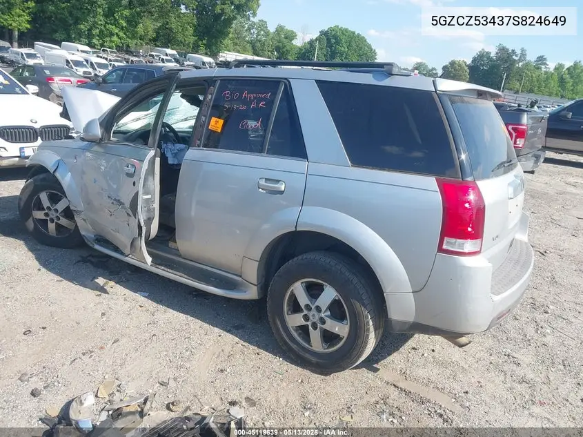 2007 Saturn Vue V6 VIN: 5GZCZ53437S824649 Lot: 45119639