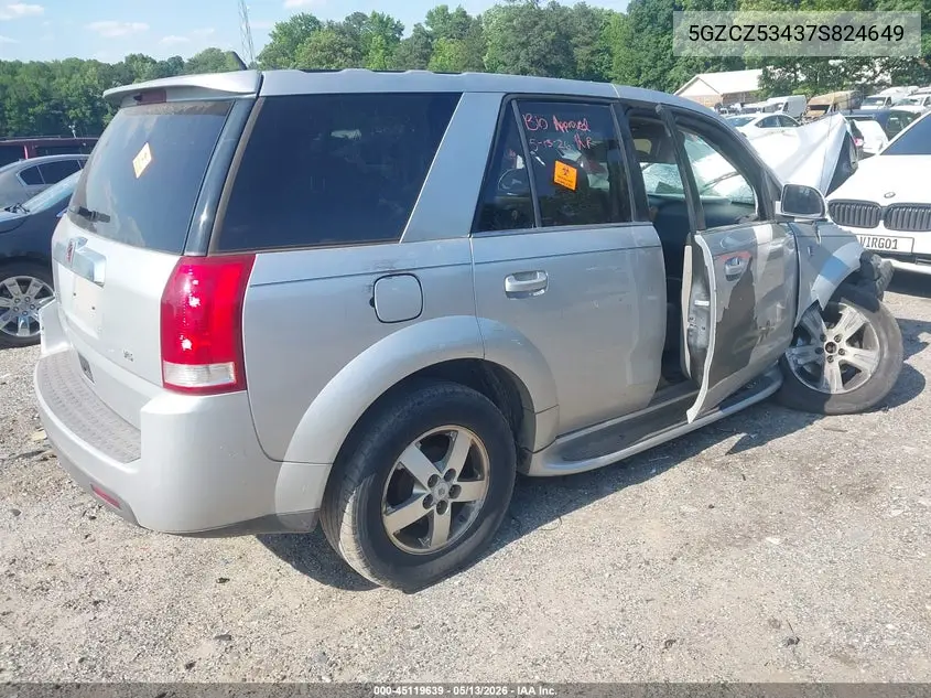 2007 Saturn Vue V6 VIN: 5GZCZ53437S824649 Lot: 45119639