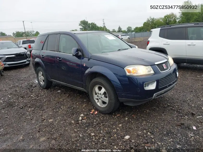 2007 Saturn Vue V6 VIN: 5GZCZ53477S850932 Lot: 45173732