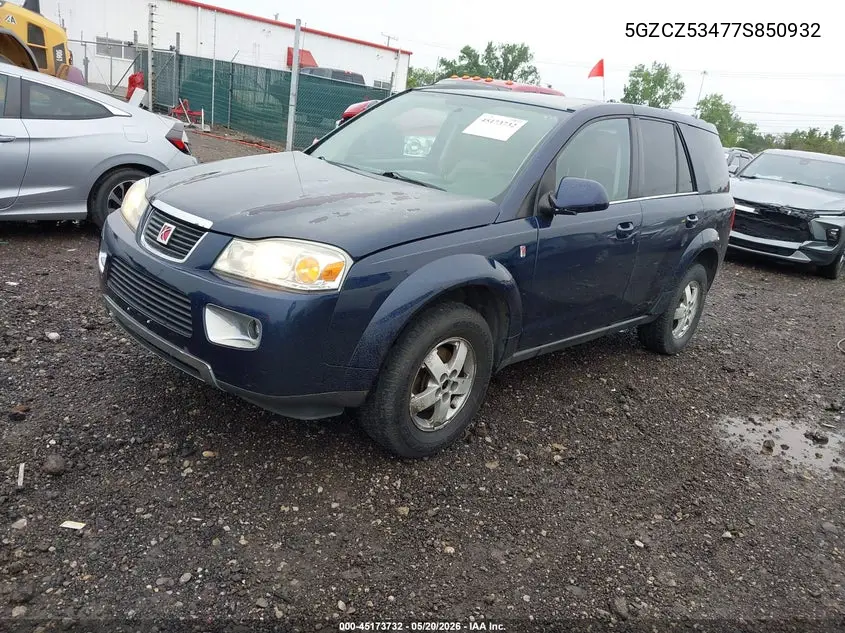 2007 Saturn Vue V6 VIN: 5GZCZ53477S850932 Lot: 45173732