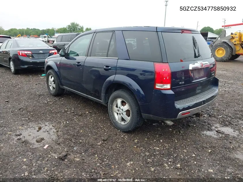 2007 Saturn Vue V6 VIN: 5GZCZ53477S850932 Lot: 45173732