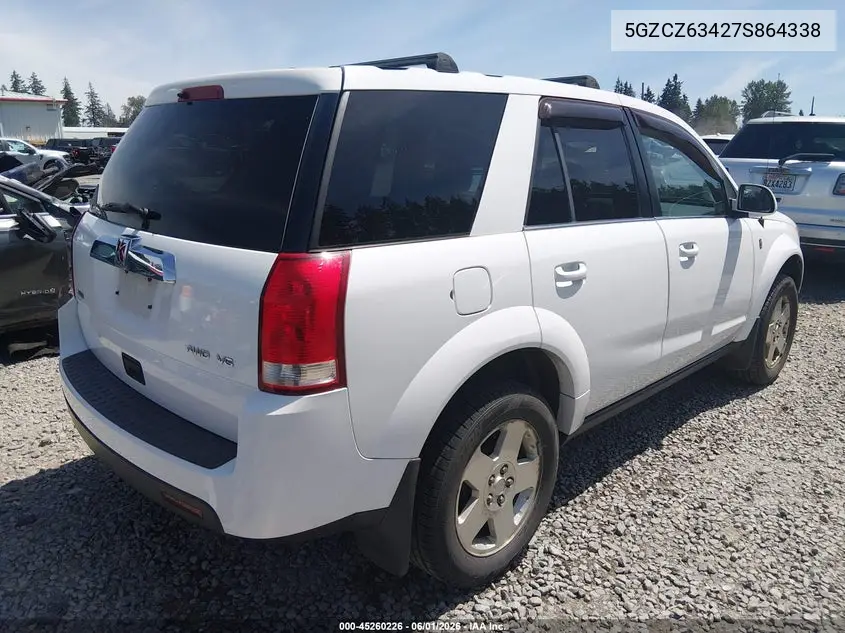 2007 Saturn Vue V6 VIN: 5GZCZ63427S864338 Lot: 45260226