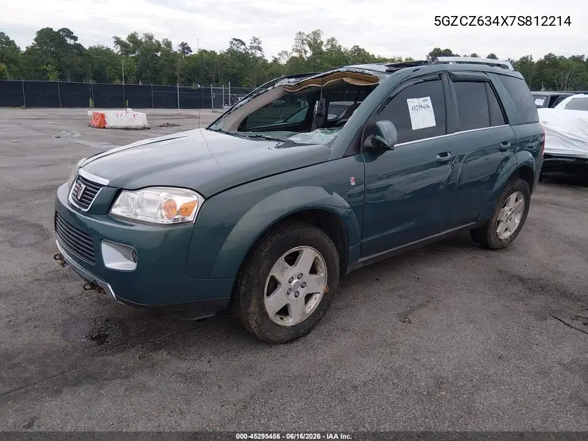 2007 Saturn Vue V6 VIN: 5GZCZ634X7S812214 Lot: 45295456