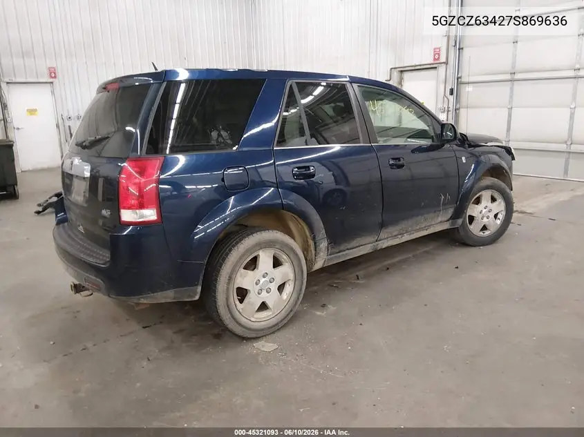 2007 Saturn Vue V6 VIN: 5GZCZ63427S869636 Lot: 45321093