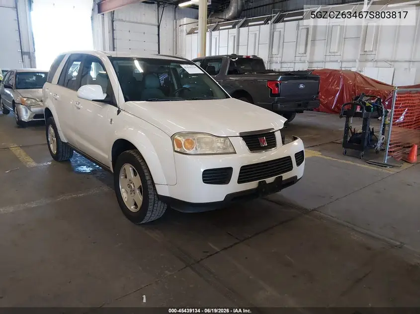 2007 Saturn Vue V6 VIN: 5GZCZ63467S803817 Lot: 45439134