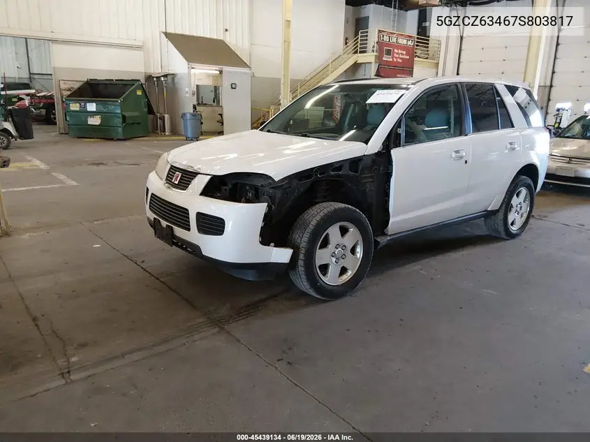 2007 Saturn Vue V6 VIN: 5GZCZ63467S803817 Lot: 45439134