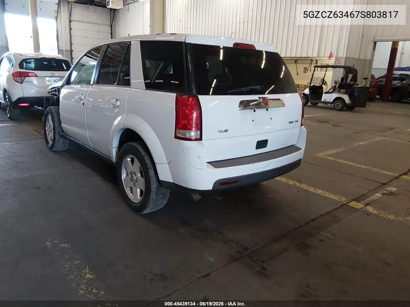 2007 Saturn Vue V6 VIN: 5GZCZ63467S803817 Lot: 45439134