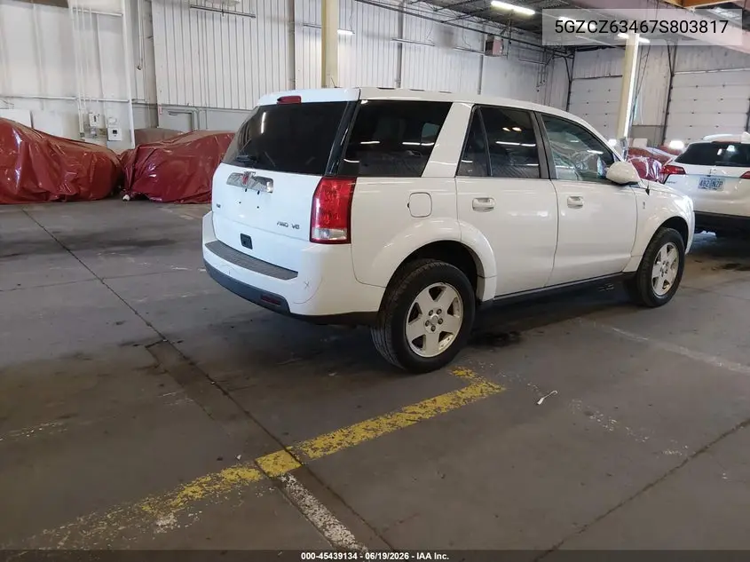 2007 Saturn Vue V6 VIN: 5GZCZ63467S803817 Lot: 45439134
