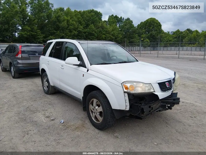 2007 Saturn Vue V6 VIN: 5GZCZ53467S823849 Lot: 45444279