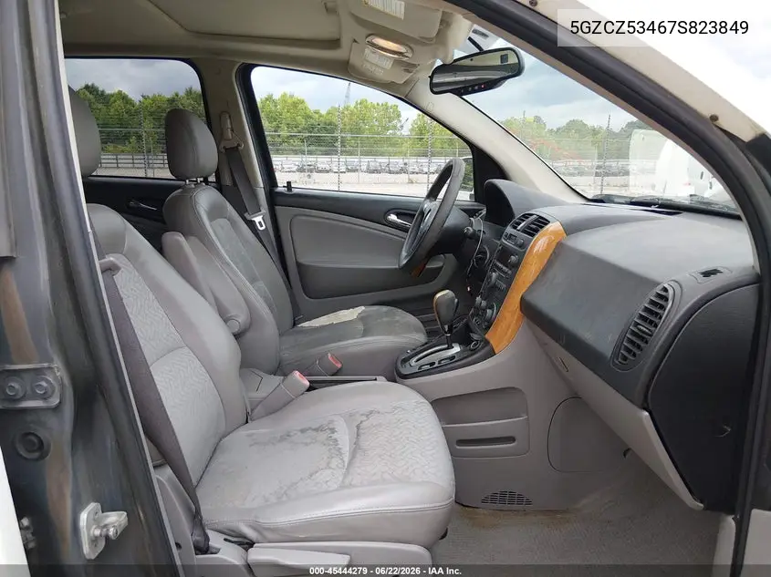 2007 Saturn Vue V6 VIN: 5GZCZ53467S823849 Lot: 45444279