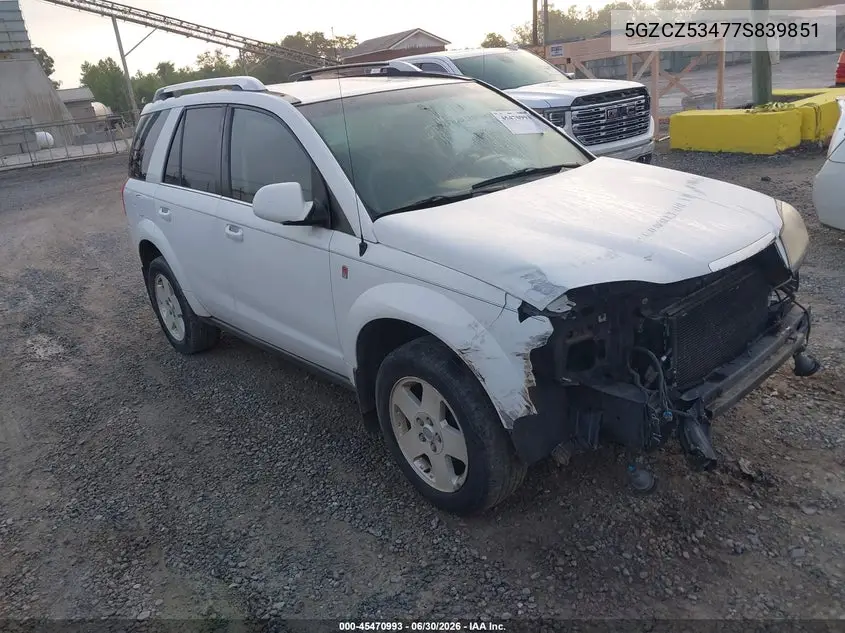 2007 Saturn Vue V6 VIN: 5GZCZ53477S839851 Lot: 45470993