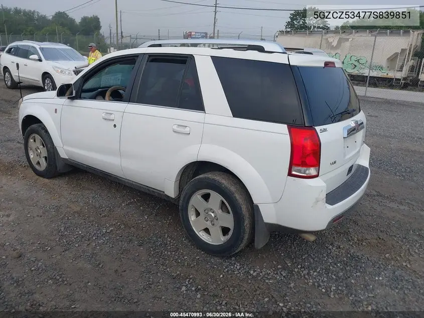 2007 Saturn Vue V6 VIN: 5GZCZ53477S839851 Lot: 45470993