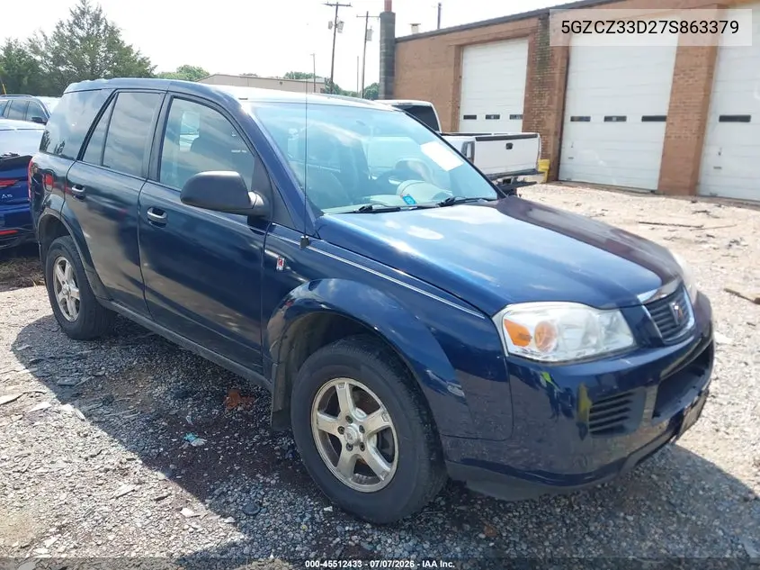 2007 Saturn Vue 4 Cyl VIN: 5GZCZ33D27S863379 Lot: 45512433