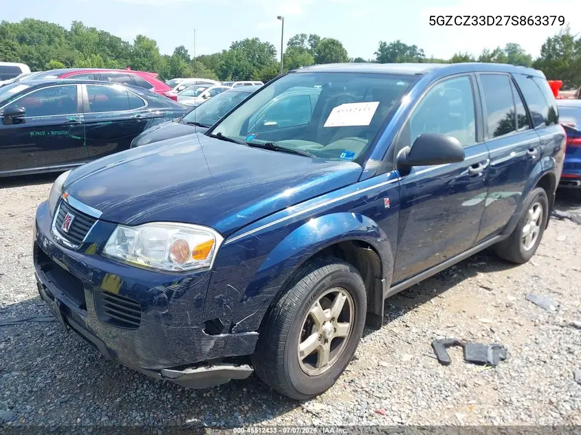 2007 Saturn Vue 4 Cyl VIN: 5GZCZ33D27S863379 Lot: 45512433