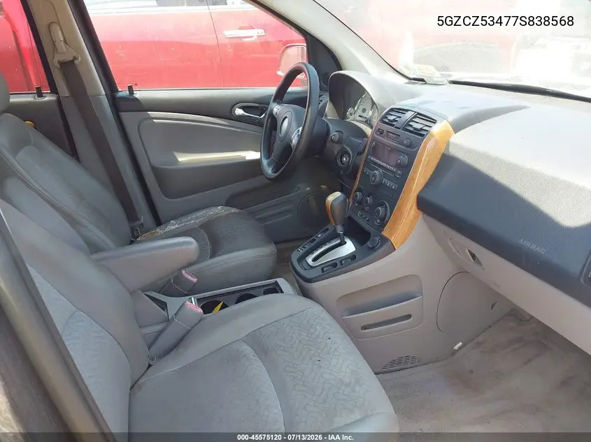 2007 Saturn Vue V6 VIN: 5GZCZ53477S838568 Lot: 45575120