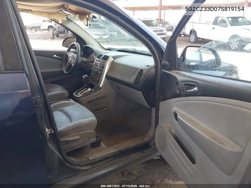 2007 Saturn Vue 4 Cyl VIN: 5GZCZ33D07S819154 Lot: 45617822