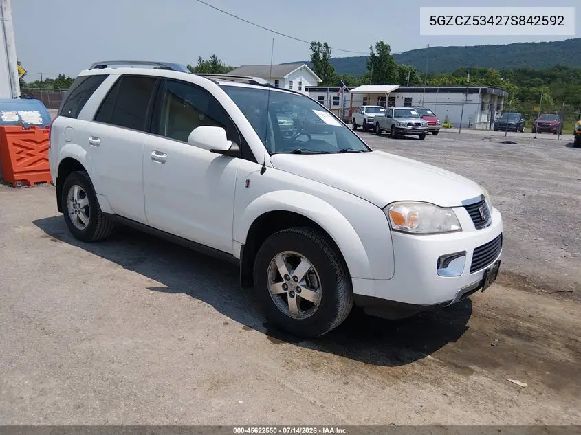 2007 Saturn Vue V6 VIN: 5GZCZ53427S842592 Lot: 45622550