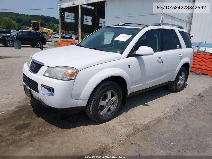 2007 Saturn Vue V6 VIN: 5GZCZ53427S842592 Lot: 45622550