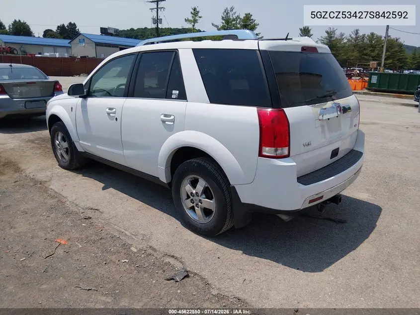 2007 Saturn Vue V6 VIN: 5GZCZ53427S842592 Lot: 45622550