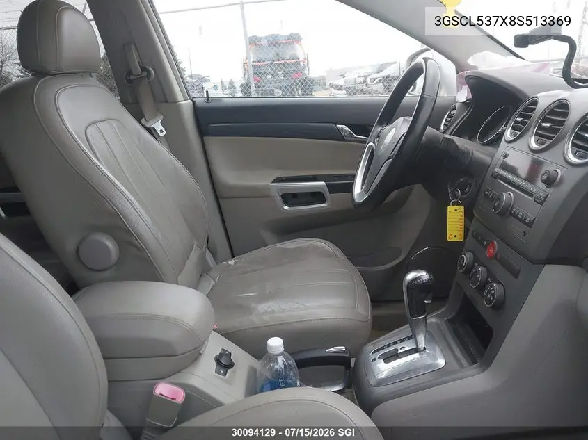 2008 Saturn Vue Xr VIN: 3GSCL537X8S513369 Lot: 30094129
