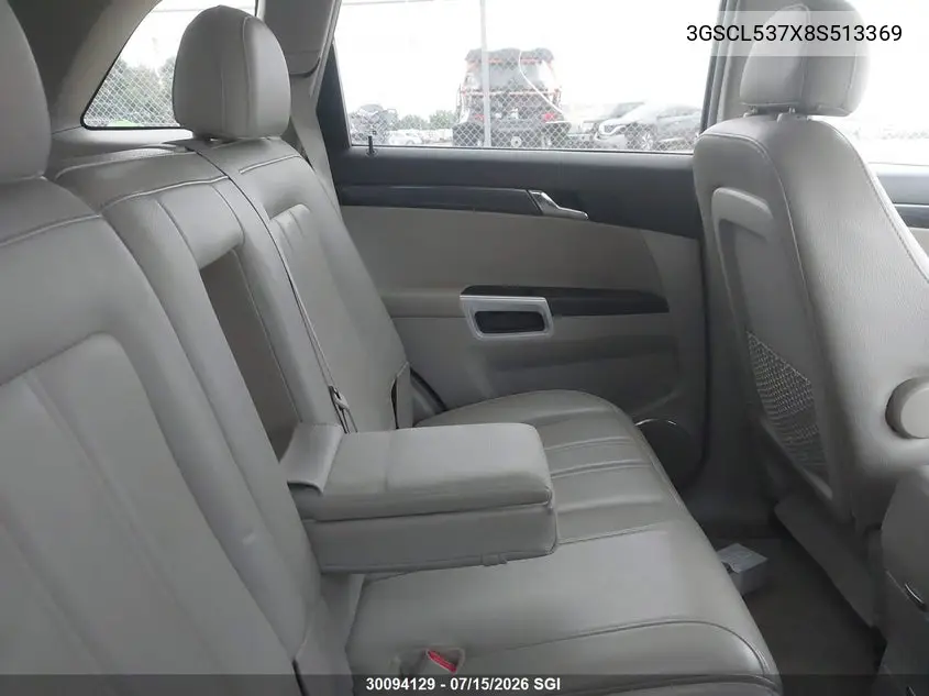2008 Saturn Vue Xr VIN: 3GSCL537X8S513369 Lot: 30094129