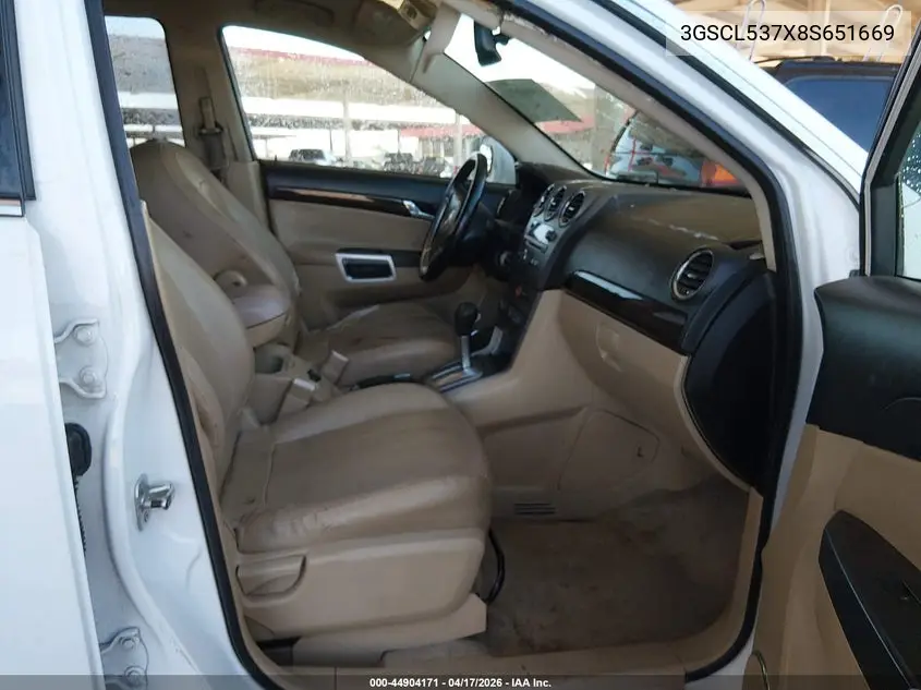 2008 Saturn Vue V6 Xr VIN: 3GSCL537X8S651669 Lot: 44904171