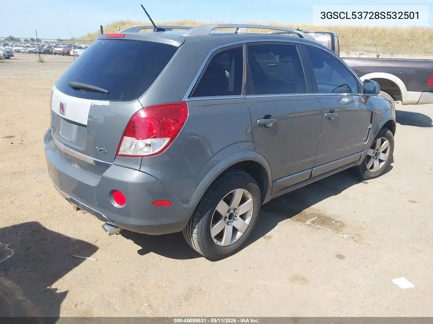 2008 Saturn Vue V6 Xr VIN: 3GSCL53728S532501 Lot: 45099531