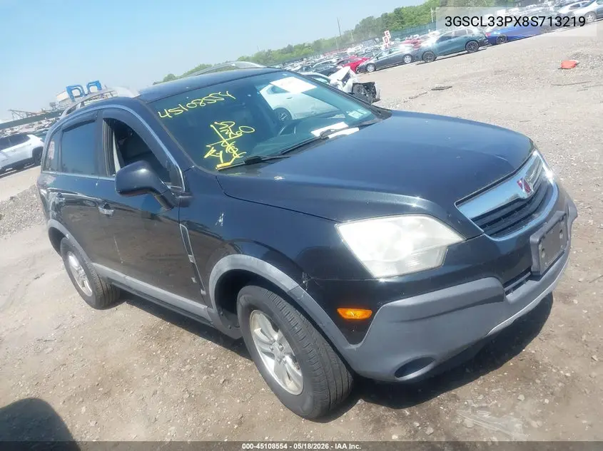 2008 Saturn Vue Xe VIN: 3GSCL33PX8S713219 Lot: 45108554