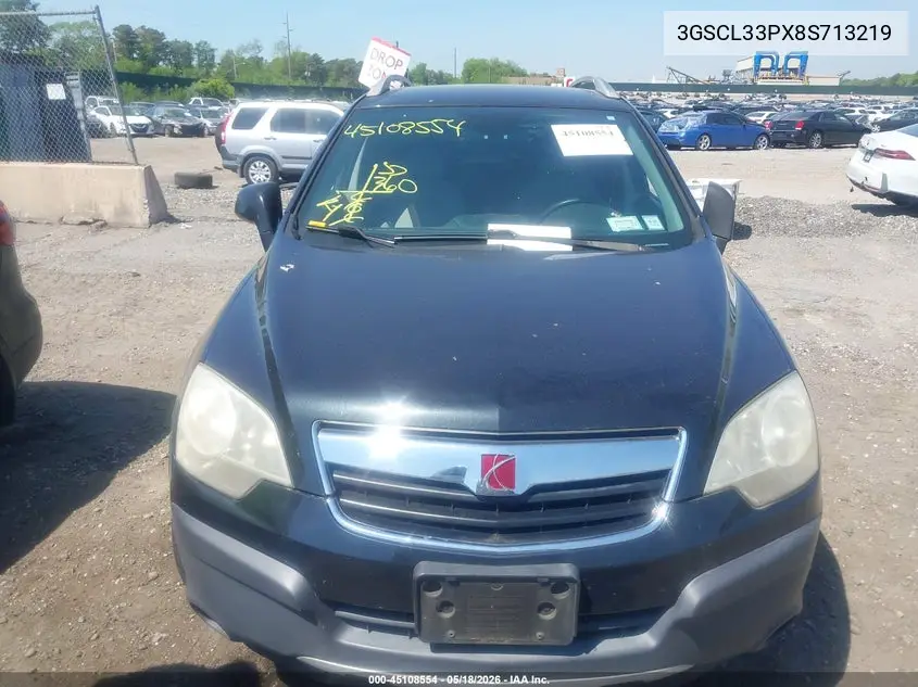 2008 Saturn Vue Xe VIN: 3GSCL33PX8S713219 Lot: 45108554