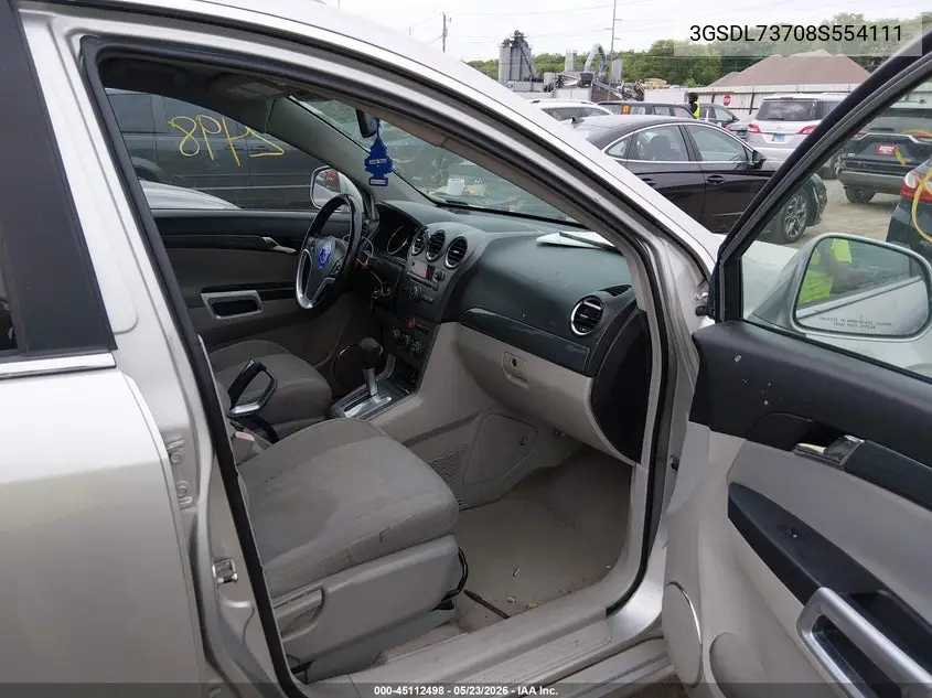 2008 Saturn Vue V6 Xr VIN: 3GSDL73708S554111 Lot: 45112498