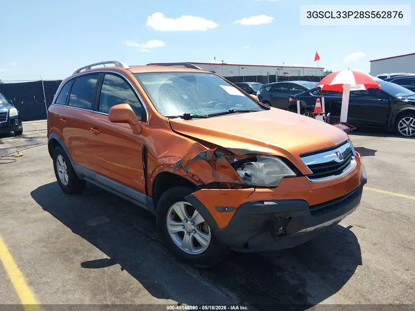 2008 Saturn Vue 4-Cyl Xe VIN: 3GSCL33P28S562876 Lot: 45146190