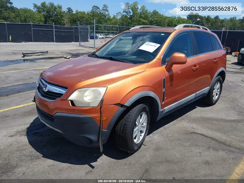 2008 Saturn Vue 4-Cyl Xe VIN: 3GSCL33P28S562876 Lot: 45146190