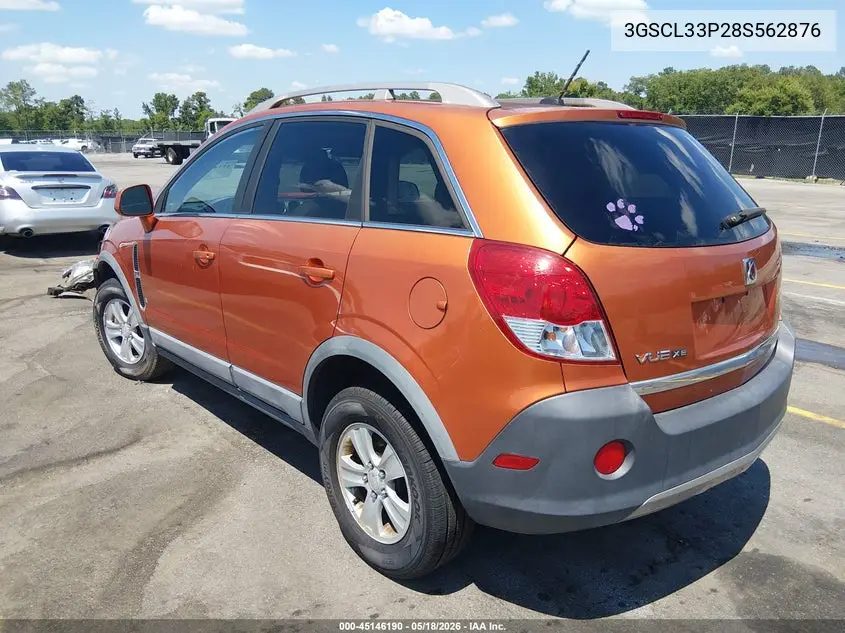 2008 Saturn Vue 4-Cyl Xe VIN: 3GSCL33P28S562876 Lot: 45146190
