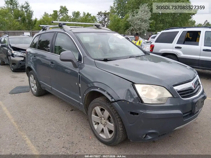 2008 Saturn Vue V6 Xr VIN: 3GSDL73708S527359 Lot: 45175527