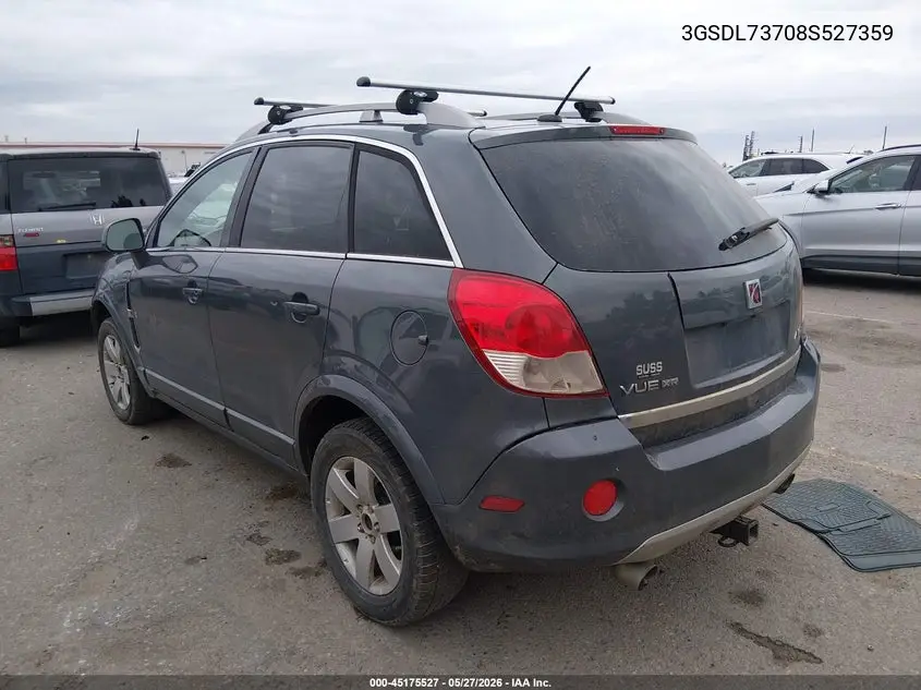 2008 Saturn Vue V6 Xr VIN: 3GSDL73708S527359 Lot: 45175527