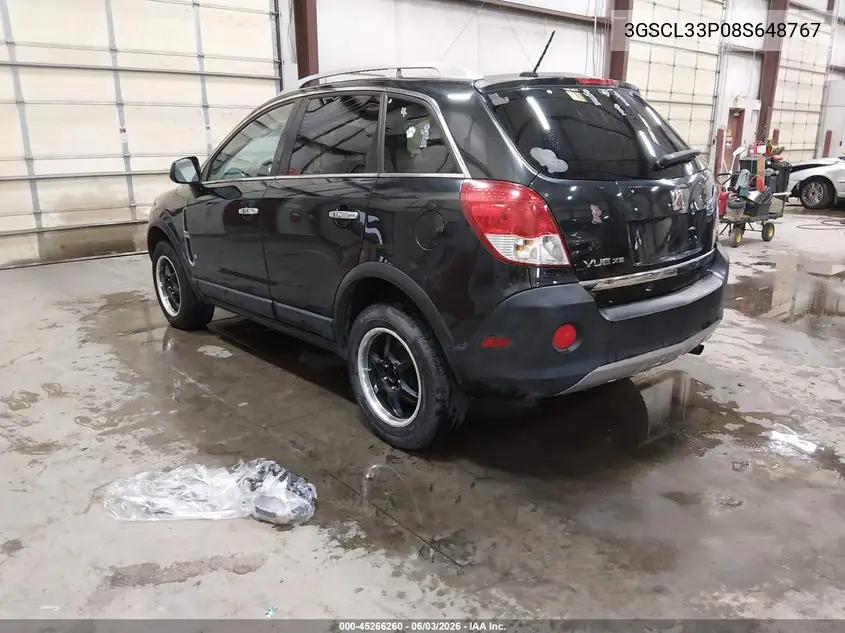 2008 Saturn Vue 4-Cyl Xe VIN: 3GSCL33P08S648767 Lot: 45266260