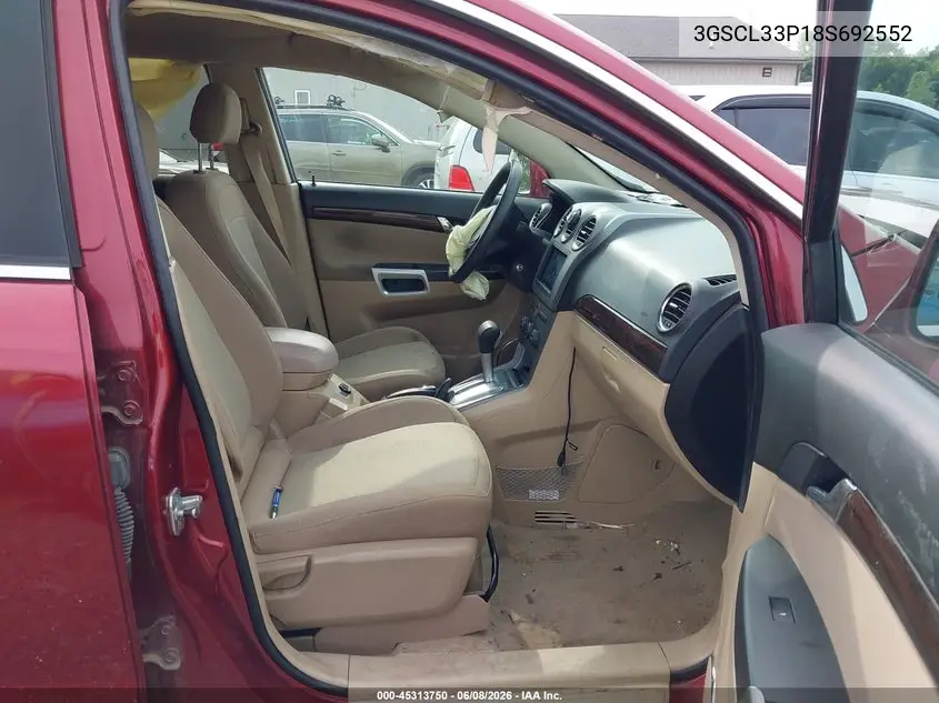 2008 Saturn Vue 4-Cyl Xe VIN: 3GSCL33P18S692552 Lot: 45313750