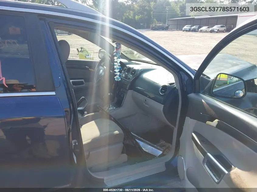 2008 Saturn Vue V6 Xr VIN: 3GSCL53778S571603 Lot: 45361730