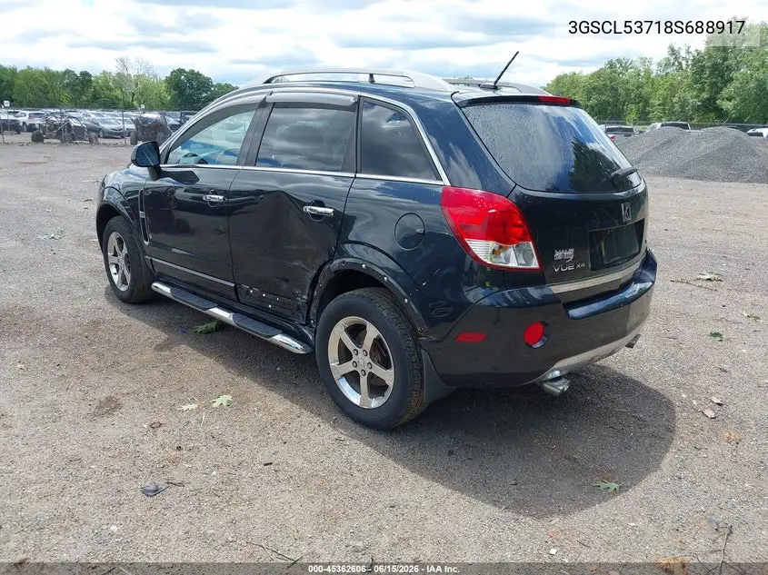 2008 Saturn Vue V6 Xr VIN: 3GSCL53718S688917 Lot: 45362606