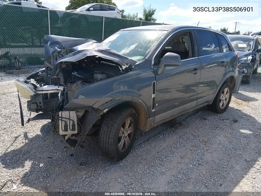 2008 Saturn Vue 4-Cyl Xe VIN: 3GSCL33P38S506901 Lot: 45384586