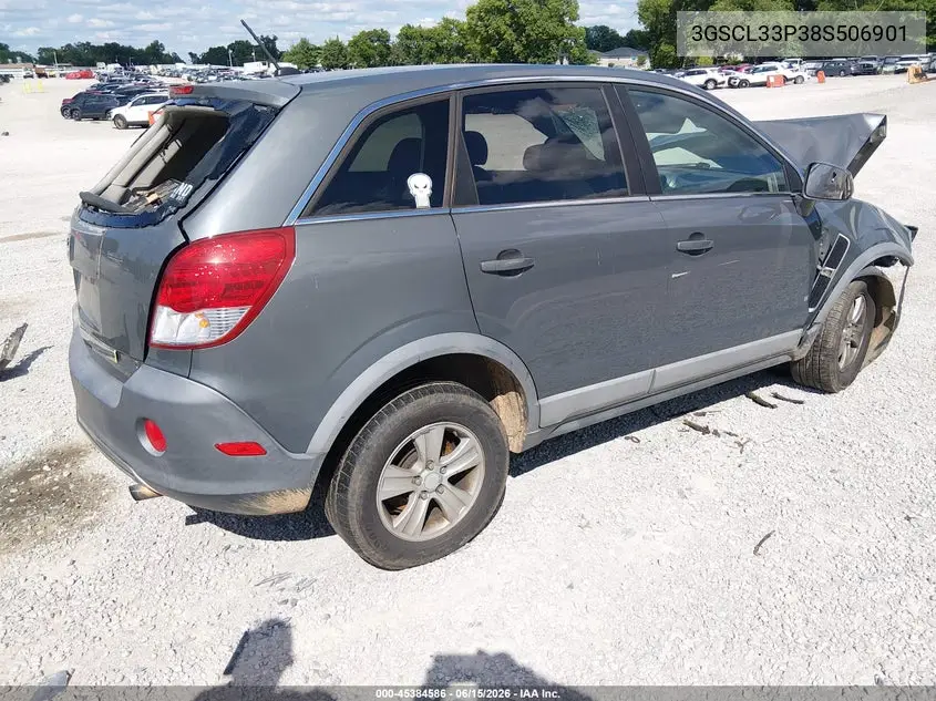 2008 Saturn Vue 4-Cyl Xe VIN: 3GSCL33P38S506901 Lot: 45384586