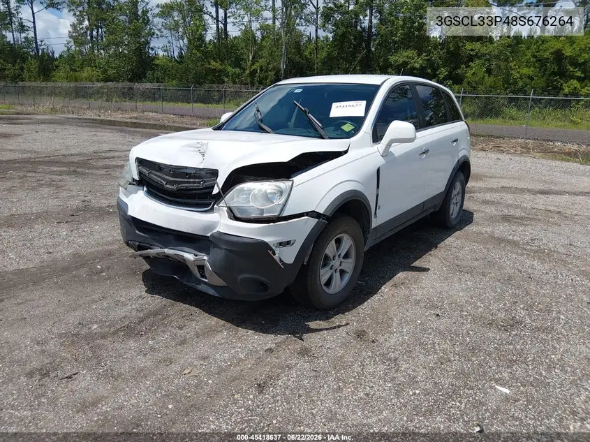 2008 Saturn Vue 4-Cyl Xe VIN: 3GSCL33P48S676264 Lot: 45418637