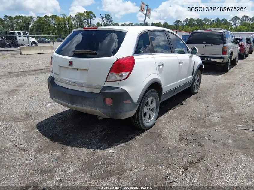 2008 Saturn Vue 4-Cyl Xe VIN: 3GSCL33P48S676264 Lot: 45418637